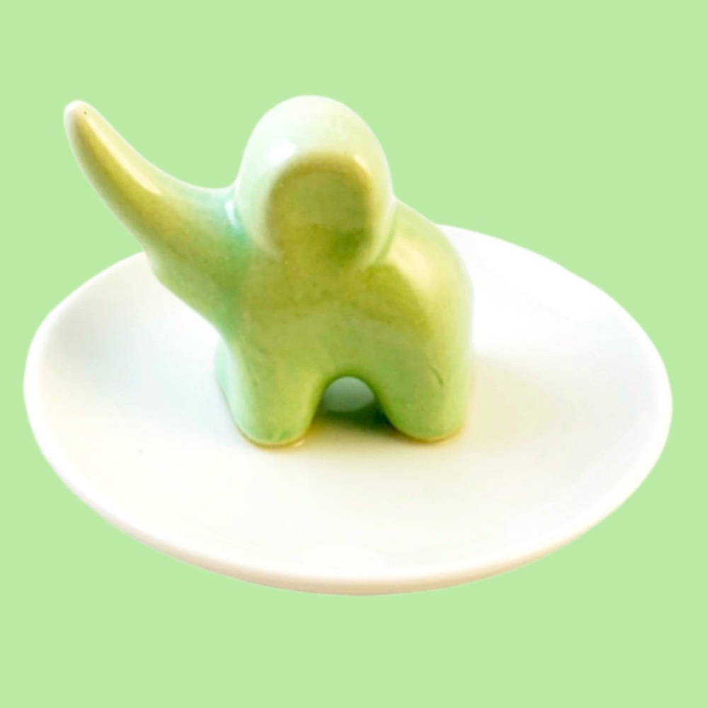 Ceramic Elephant Ring Tray NWT - Picture 3 of 3